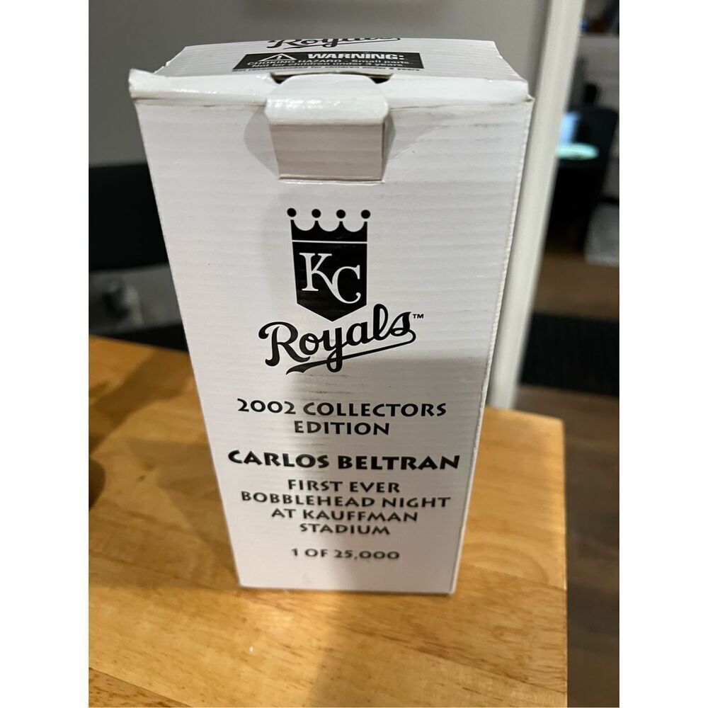 Carlos Beltran Kansas City Royals First Ever Bobblehead Night SGA 2002 with tix